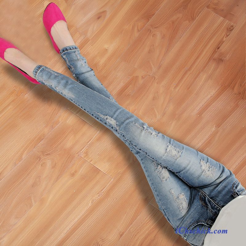 Weisse Jeans Hose Damen Lindgrün, Klassische Jeans Damen