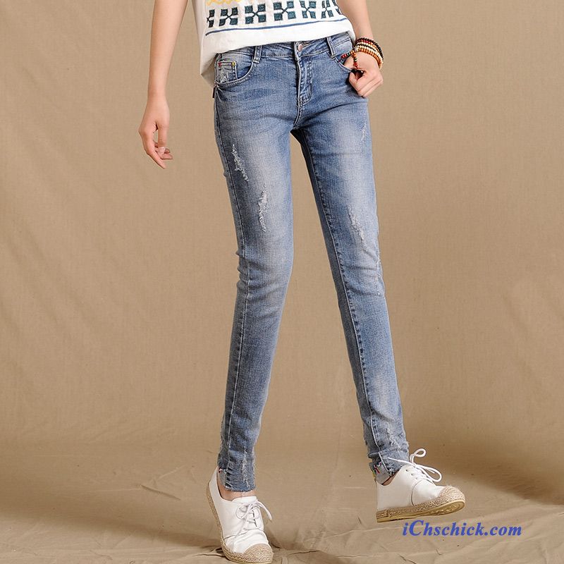 Zerrissene Boyfriend Jeans, Coole Jeans Für Frauen Kaufen