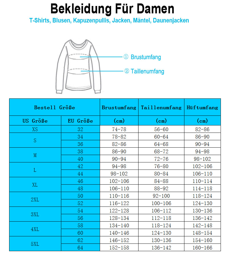 Ichschick Damen Bekleidung Größe